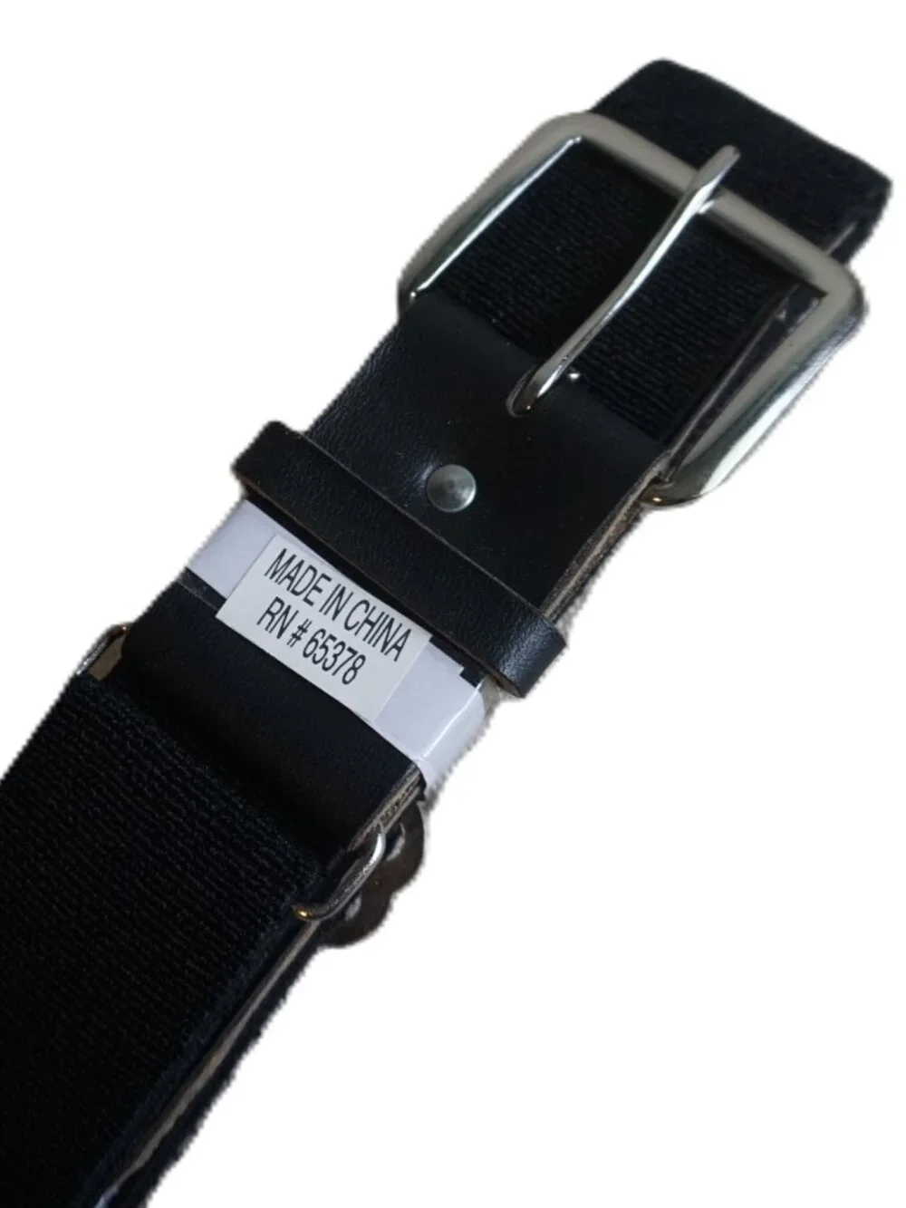 Augusta Sportswear Black Athletic Sports 1.5 inch Wide Belt Stretch Youth OSFM
